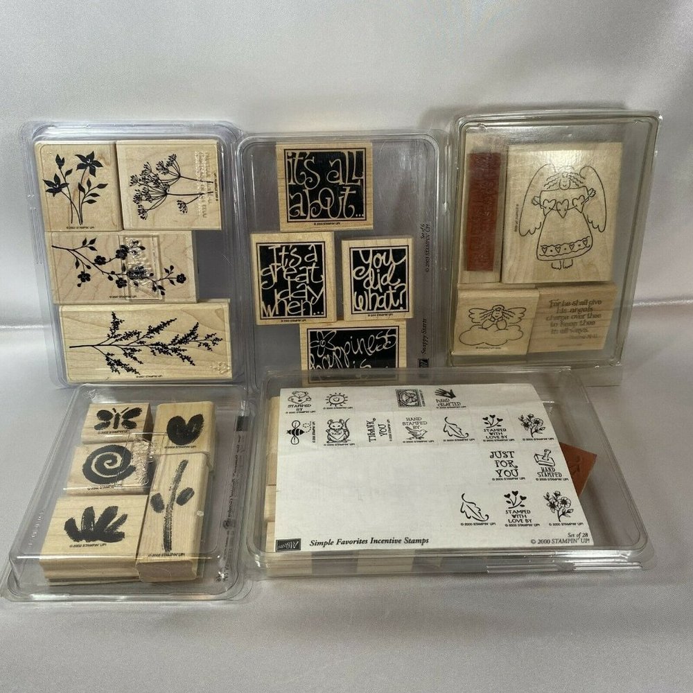 Stampin Up Lot Angel in Flight Snappy Starts Paint